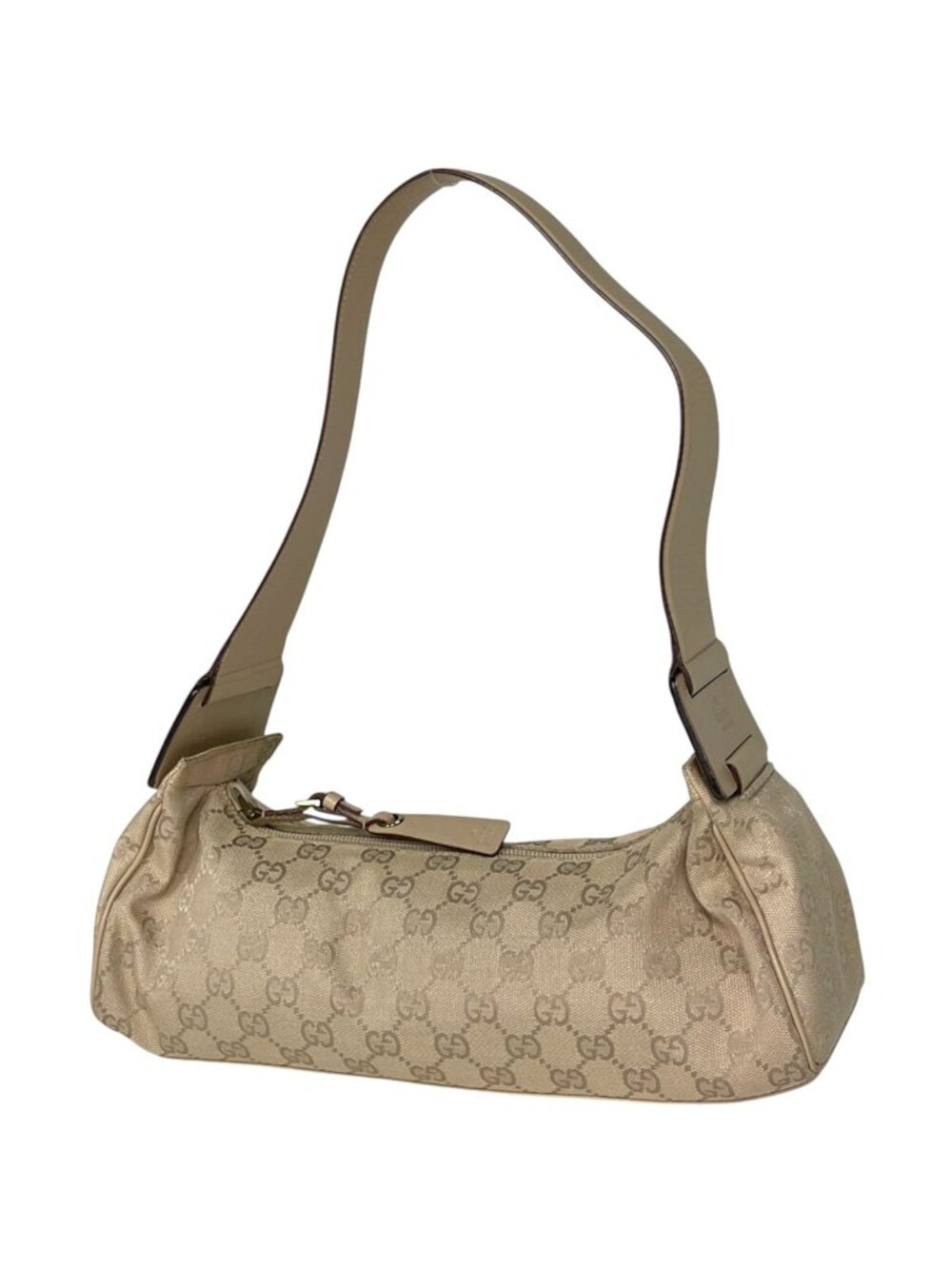 Gucci Shoulder Bag GG Pattern Canvas Beige
